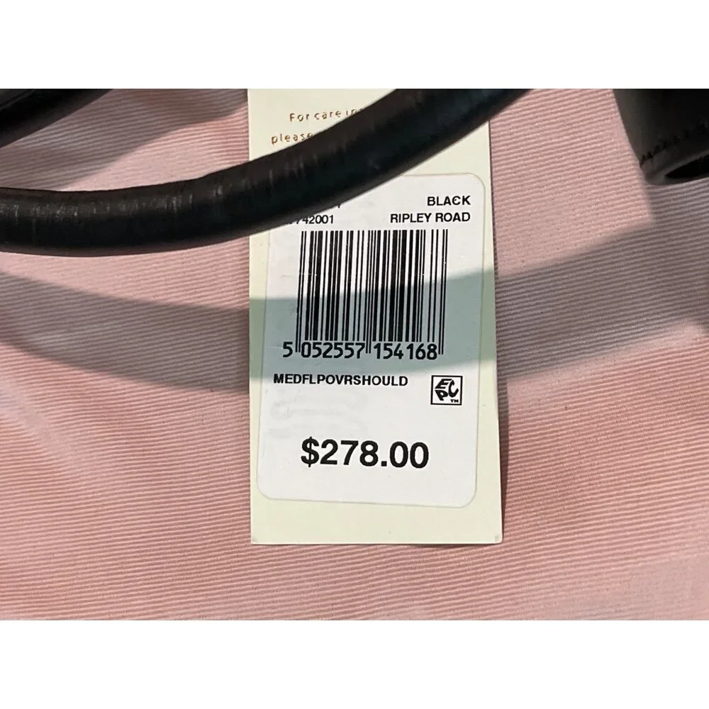 Radley London Black Ripley Road Flap Magnetic Closure Bag Purse NEW - Picture 8 of 12